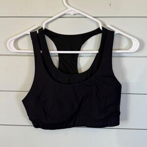 Lululemon glide and stride bra‎ black women's size 8
